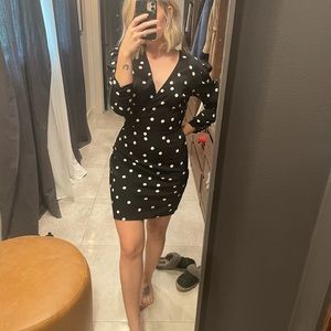 & other stories polka dot dress